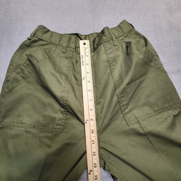 Military Pants Womens 2? 25x28 Green Combat Fatigues Utility Slacks - Picture 7 of 10